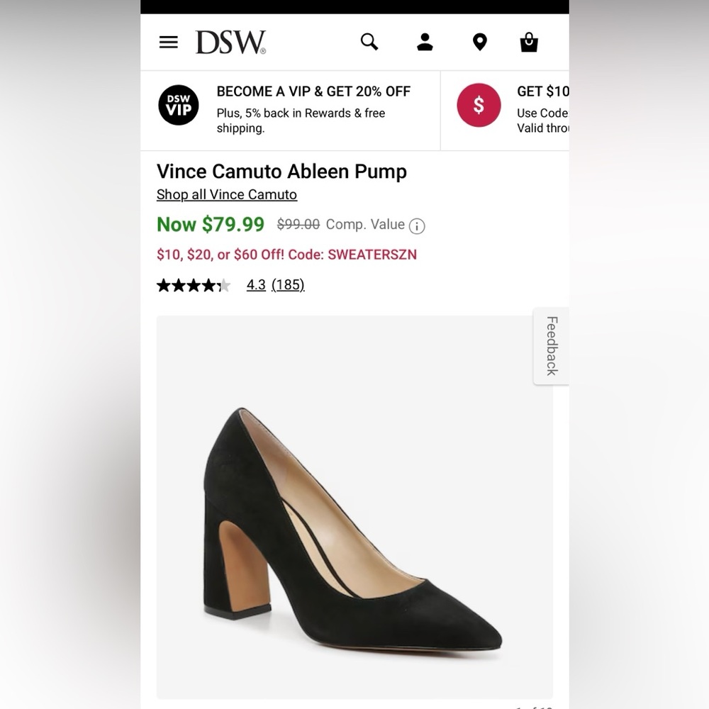 Vince Camuto Ableen Pump